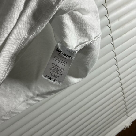 White Raekwon supreme tee RARE size - Picture 5 of 5